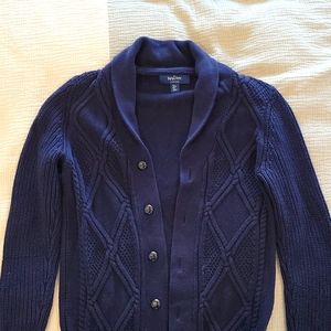 Saville Row Co. London cableknit cardigan, mens S